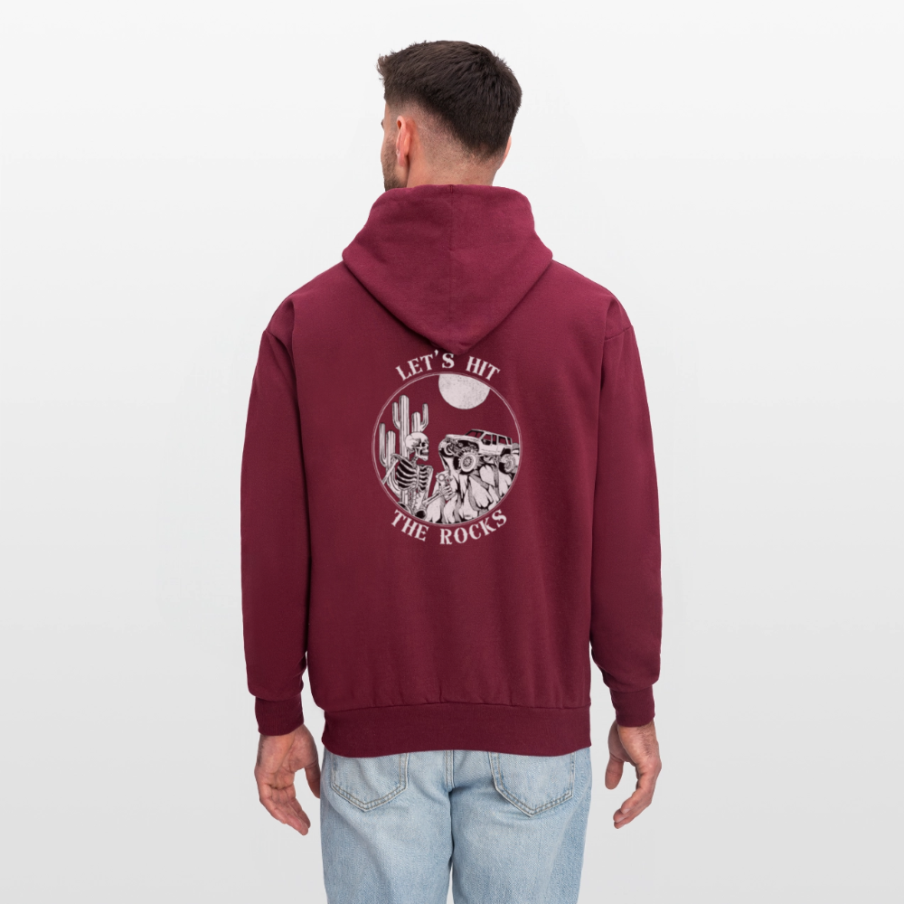 Men's Hoodie - burgundy