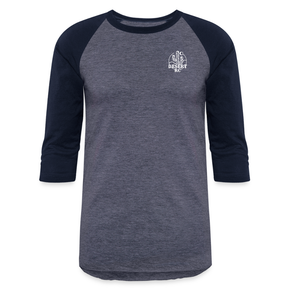 Baseball T-Shirt - heather blue/navy