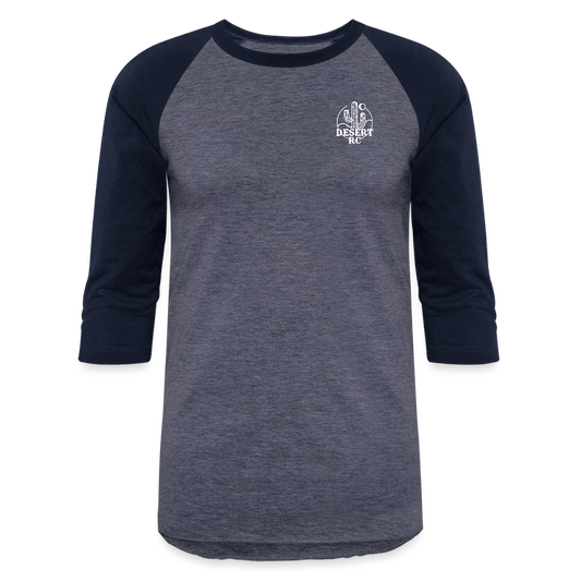 Baseball T-Shirt - heather blue/navy