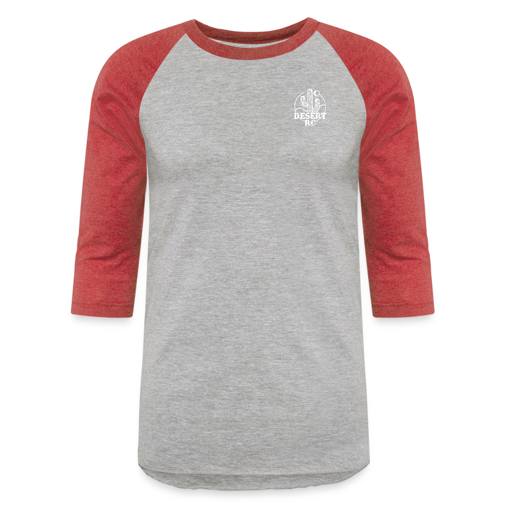 Baseball T-Shirt - heather gray/red