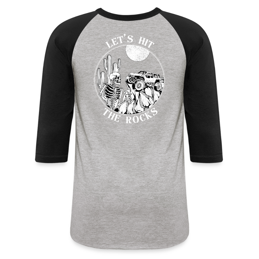 Baseball T-Shirt - heather gray/black
