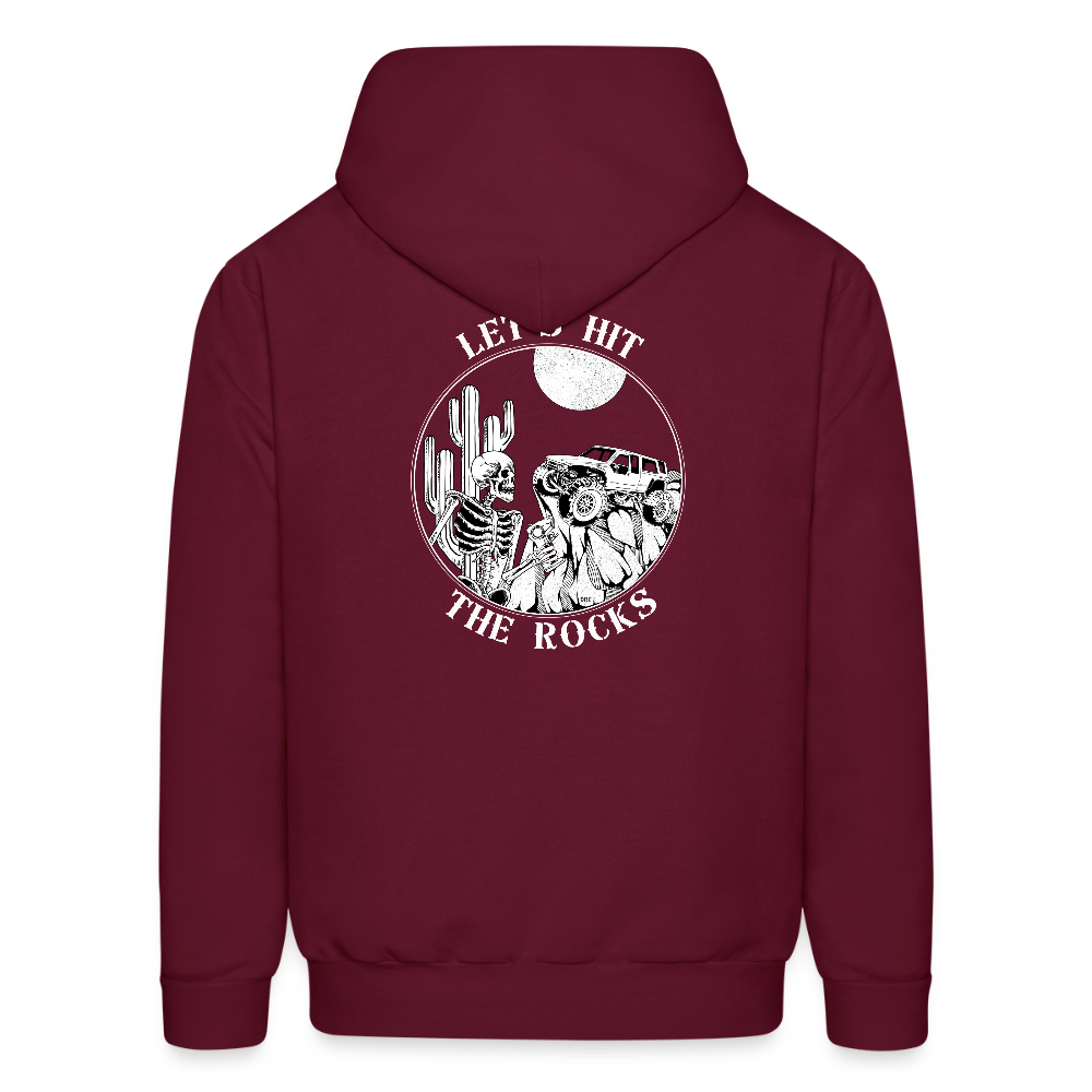 Men's Hoodie - burgundy
