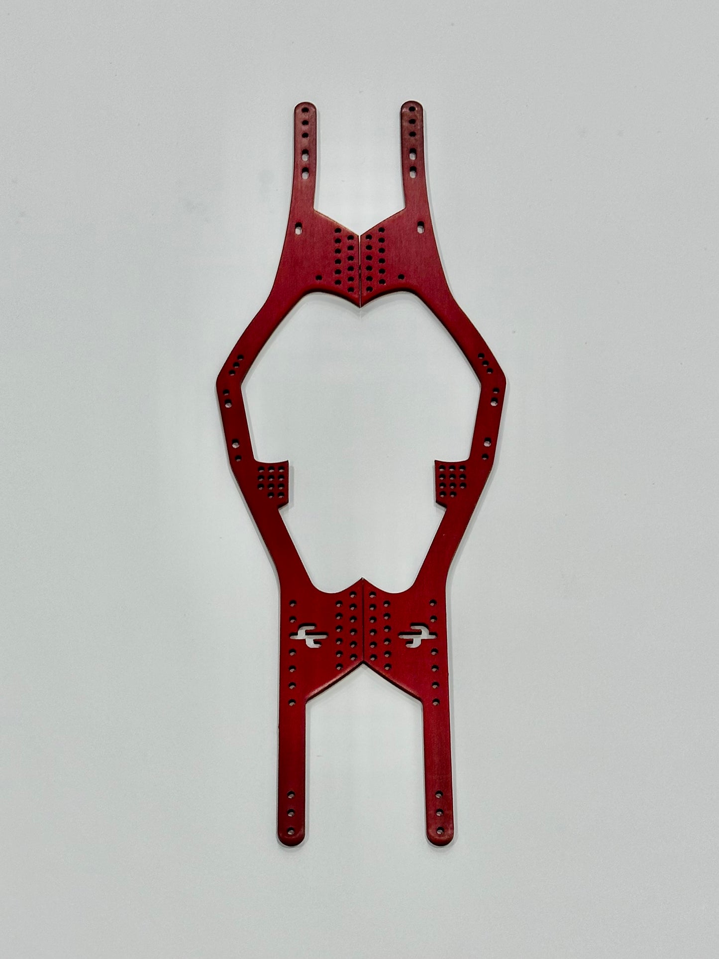 Red Anodized Aluminum 6061 T6 Coyote Chassis