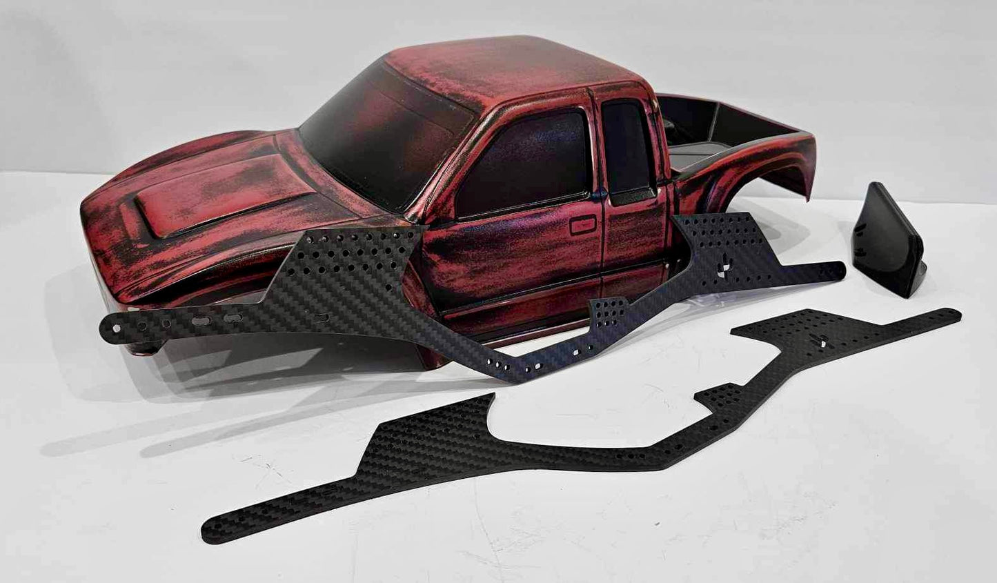 Lava Red Patina Cliffhanger Body Coyote Chassis LWB Bundle